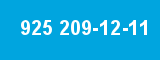 925 209-12-11 925 209-12-11